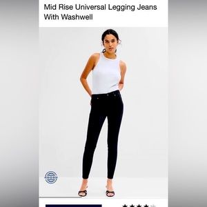 Gap True Skinny jeans Black size 29R